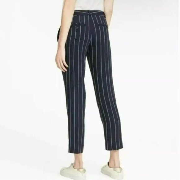 Banana Republic Avery Striped Cropped Pants 6 - Picture 2 of 8